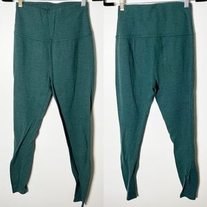 Wicked Wool Merino Wool Leggings Green Small